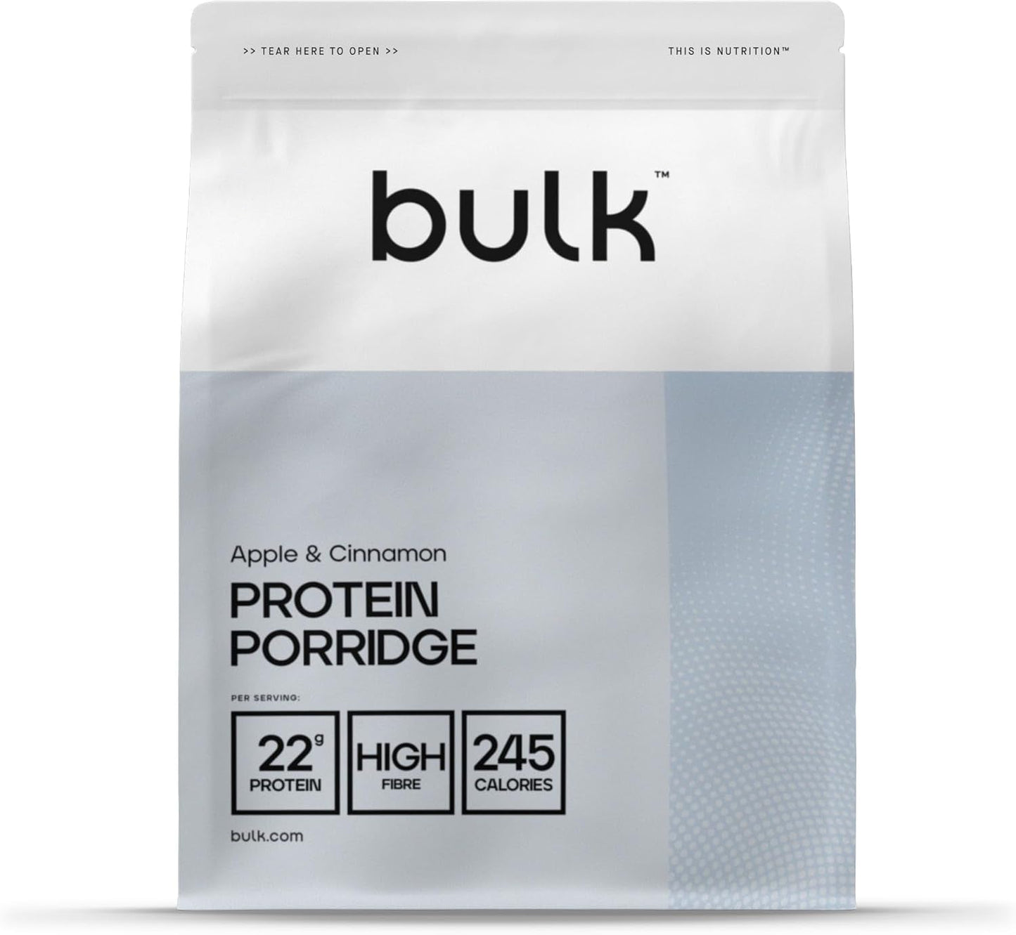 Kompletní proteinový oves, oves s vysokým obsahem proteinů, syrovátka, vysoký obsah vlákniny, proteinová kaše, jablečná skořice, 2,5 kg