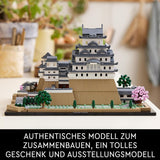 LEGO Architecture hrad Himedži, stavebnice pro dospělé modelky, sbírka památek, kreativní zahradnictví a sada fanoušků japonské kultury s třešňovým květem, dárek pro něj a její 21060 stavebnice Besuche den LEGO-Store