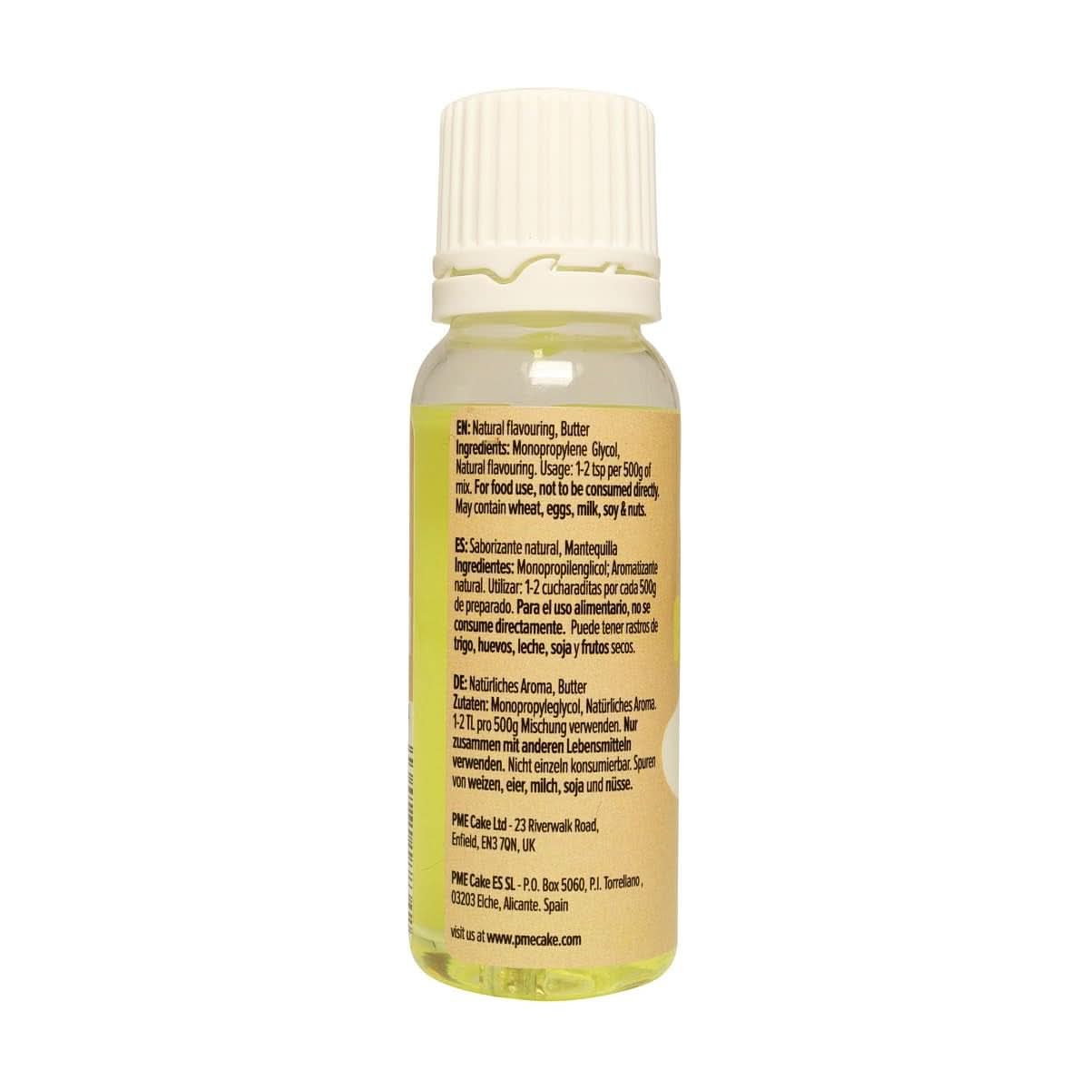 100% přírodní máslová příchuť, 25 ml Aromas Naty Shop