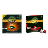 Jacobs Kaffeekapseln Guten Morgen XL Intense - 10er Pack (10 x 20 Getränke) & Kaffeekapseln Lungo Classico, Intensität 6 von 12, 20 Nespresso®* kompatibilní Kapseln, 10 x 20 Getränke