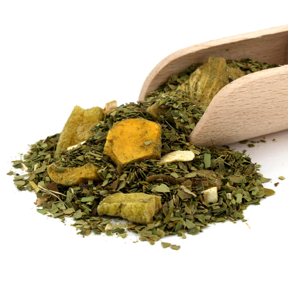 Yerba Melon De Guava 500G – brazilský čaj Yerba maté s melounem, guavou, jackfruitem, ananasem a kokosem – exotický a ovocný – sušený na vzduchu, vegan