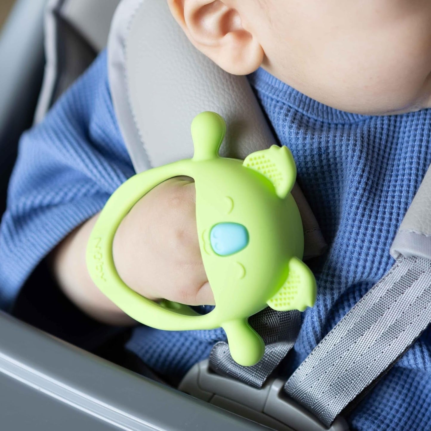 Nuby kousací rukavice - silikonové | Hračka na kousání koaly | Smyslová hračka | 3+ měsíce