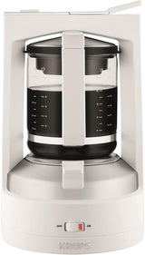 Espresso kávovar Krups T8, 850 W, Automatické vypnutí, 8-12 šálků, Kapacita 1 l, Permanentní filtr, Osvětlený vypínač, Snadné použití, Černá, KM4689