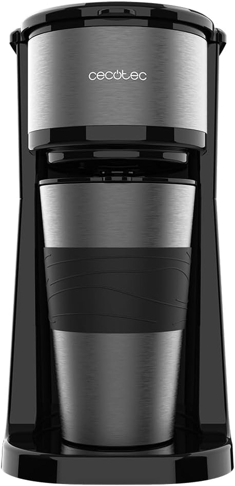 Espresso Cecotec Coffee 66 Drop & Go s termo karafou, 700 W, objem 420 ml, utěsněný výtok, permanentní nebo papírový filtr, funkce automatického vypnutí, nádoba s okénkem