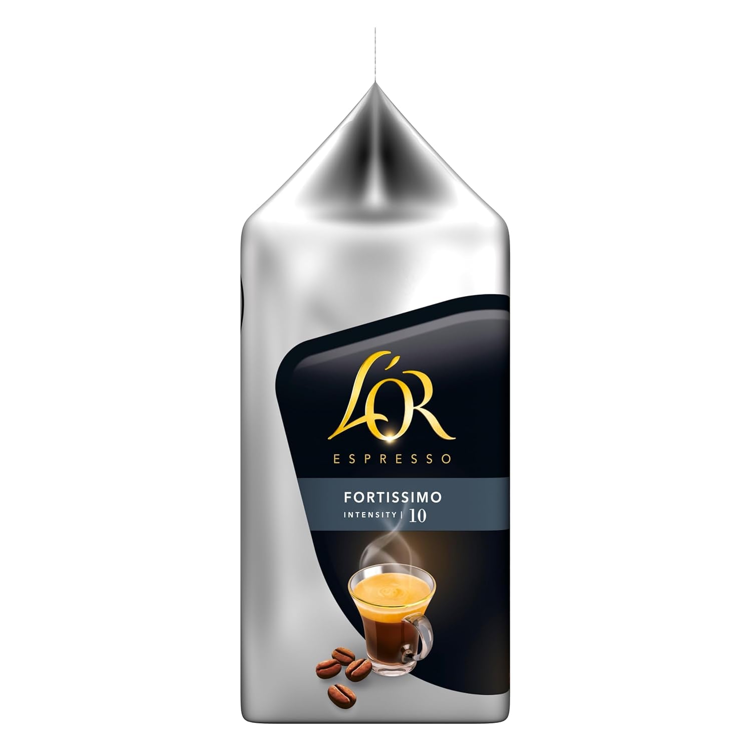 Tassimo Kapseln L'OR Espresso Fortissimo, 5 x 16 polštářků, 80 kávových kapslí