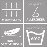 Energeticky úsporná deka Traumnacht - Extra teplá zimní deka s hmotností náplně 1685 g, 100% mikrovlákno, pratelná na 60 stupňů, 135X200 cm, certifikováno Oeko-Tex, vyrobeno podle německé normy kvality Přehozy a přikrývky Naty Shop