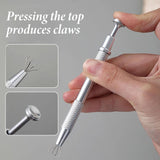 100 Stück Nail Art Schwamm Mit Piercing Zange,Nail Art Zubehör Schwamm Mit Piercing Kugel Aufdreher,Aplikátor houbového štětce,Nagelkunst-Rendering-Werkzeuge,Für Gradient Nail Art Patterns Erstellen.