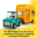 LEGO Animal Crossing Gerd's Caravan & Garden Role Play Set Hračka do auta pro děti 7leté dívky a chlapce Dárková videohra Hračka s figurkami zvířat 77054 Stavebnice Besuche den LEGO-Store