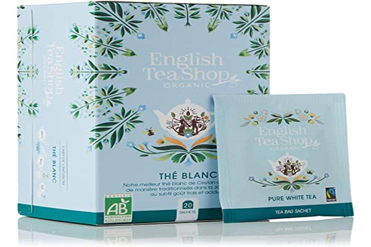 English Tea Shop Čistý bio bílý čaj - 20 čajových sáčků