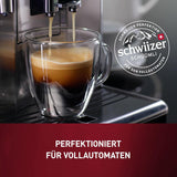 Schwiizer Schüümli Crema jemná, 100% prémiová kávová zrna Arabica, ovocná a ořechová, pro plně automatické kávovary, 2/5 síla, lehce pražená, certifikováno Rainforest Alliance, 1 kg (balení 2 ks)