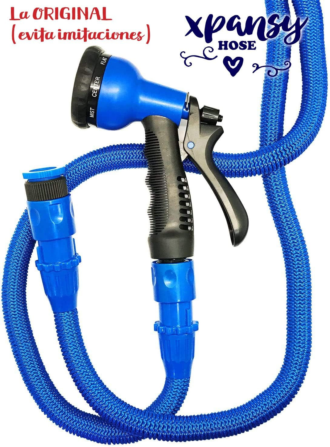 Pro C2607B hadice prodlužitelná s Presión del Agua, Azul, 7,5 metru