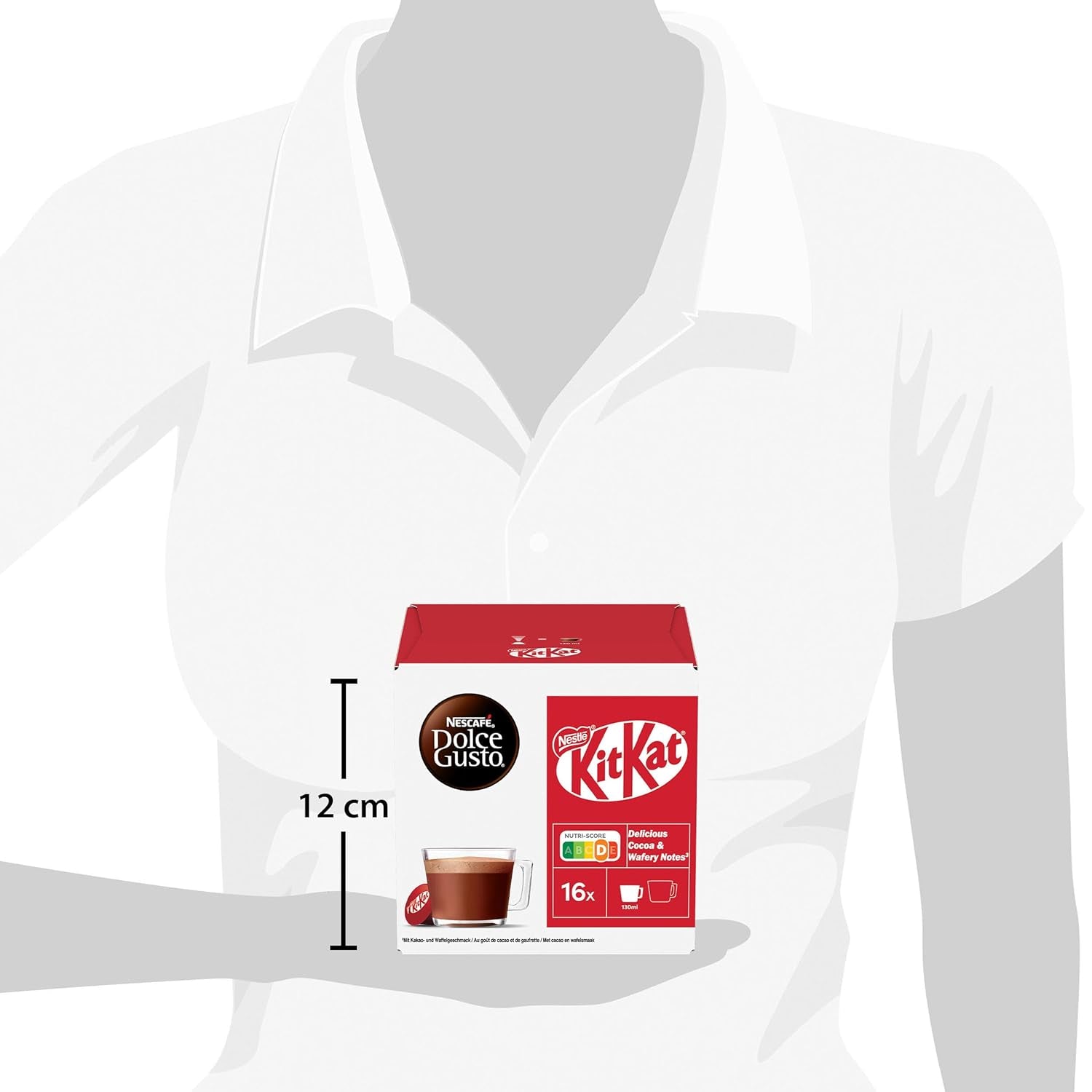 NESCAFÉ DOLCE GUSTO Kitkat Kaffeekapseln 3er Pack (3 x 16 kapslí)