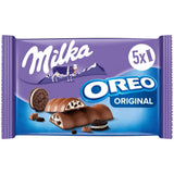 Milka & OREO tyčinky – Čokoláda z alpského mléka s křupavými kousky OREO sušenek v mléčné smetaně – 13 x 185g