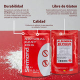 Eiklarpulver (350 g) | Getrocknetes Eiklar Pulver | Eialbumin für Backen & Kochen | Ohne Zusatzstoffe | Laktosefrei | Zip-Beutel Verpackung