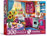 Trefl - Easypiece Puzzle: Ráno v kuchyni - 300 dílků - Velké dílky, Snadné puzzle, pro dospělé a děti Puzzle 10+ Naty Shop Výchozí název