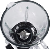 CR 4077 Standmixer Mit 1,5L Glasbehälter, Smoothie Maker, Hochleistungsmixer, Mahlung, Eis-Zerkleinerung, Pulsfunktion, Edelstahlklingen, 2 Geschwindigkeiten, 1000W, Schwarz/Silber Kitchen Naty Shop