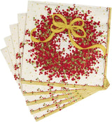 Třívrstvé papírové ubrousky 8070C, 20 kusů, 25 x 25 cm, pepř