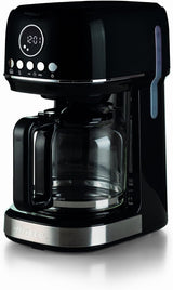 Espresso kávovar Ariete Moderna 1396 s filtrem pro přípravu americké kávy Až 15 šálků Skleněná karafa Topná deska LCD displej Vyjímatelné a omyvatelné filtry Bílé
