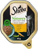 SHEBA Mokré krmivo pro kočky, Nature's Collection v Krůtí omáčce, 2 x 11 x 85 g