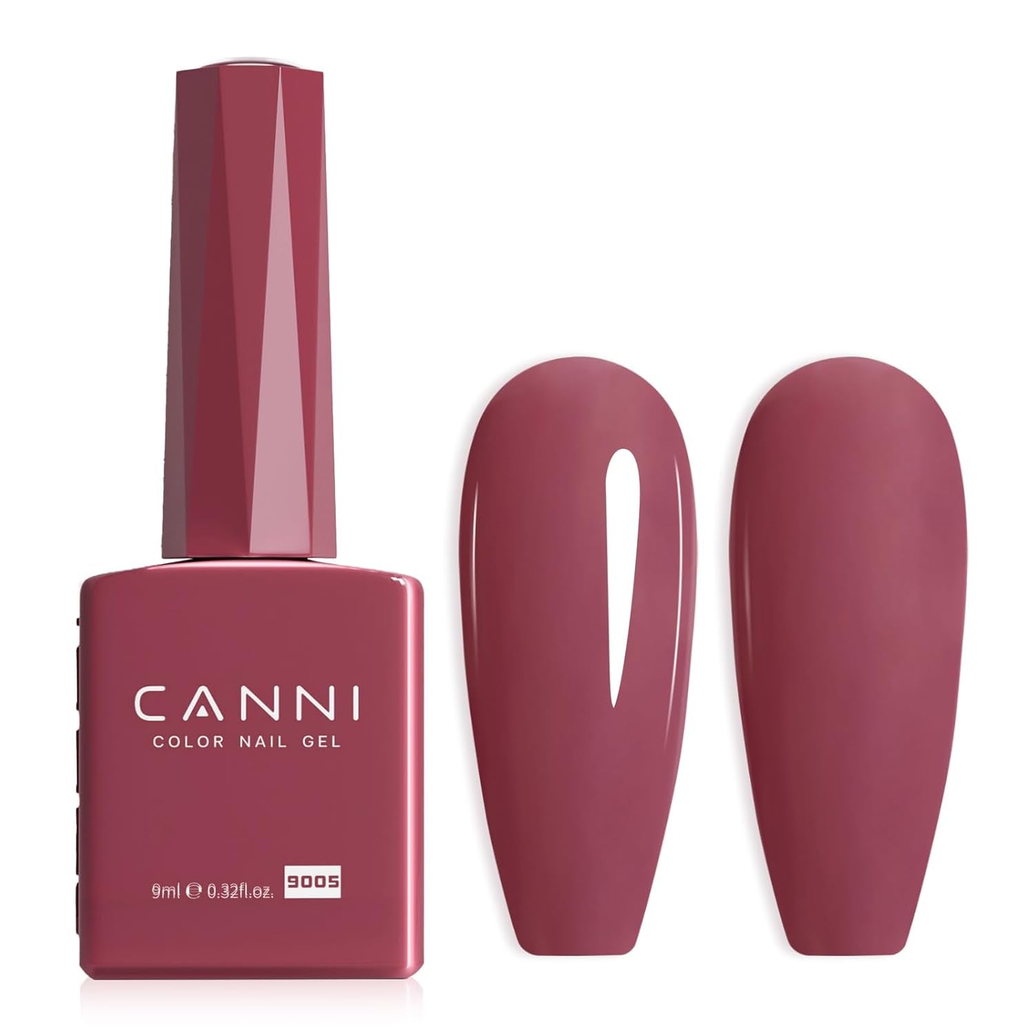 CANNI gel lak na nehty, semipermanentní, tmavě fialový, lak na nehty, UV gel, soak off, manikúra