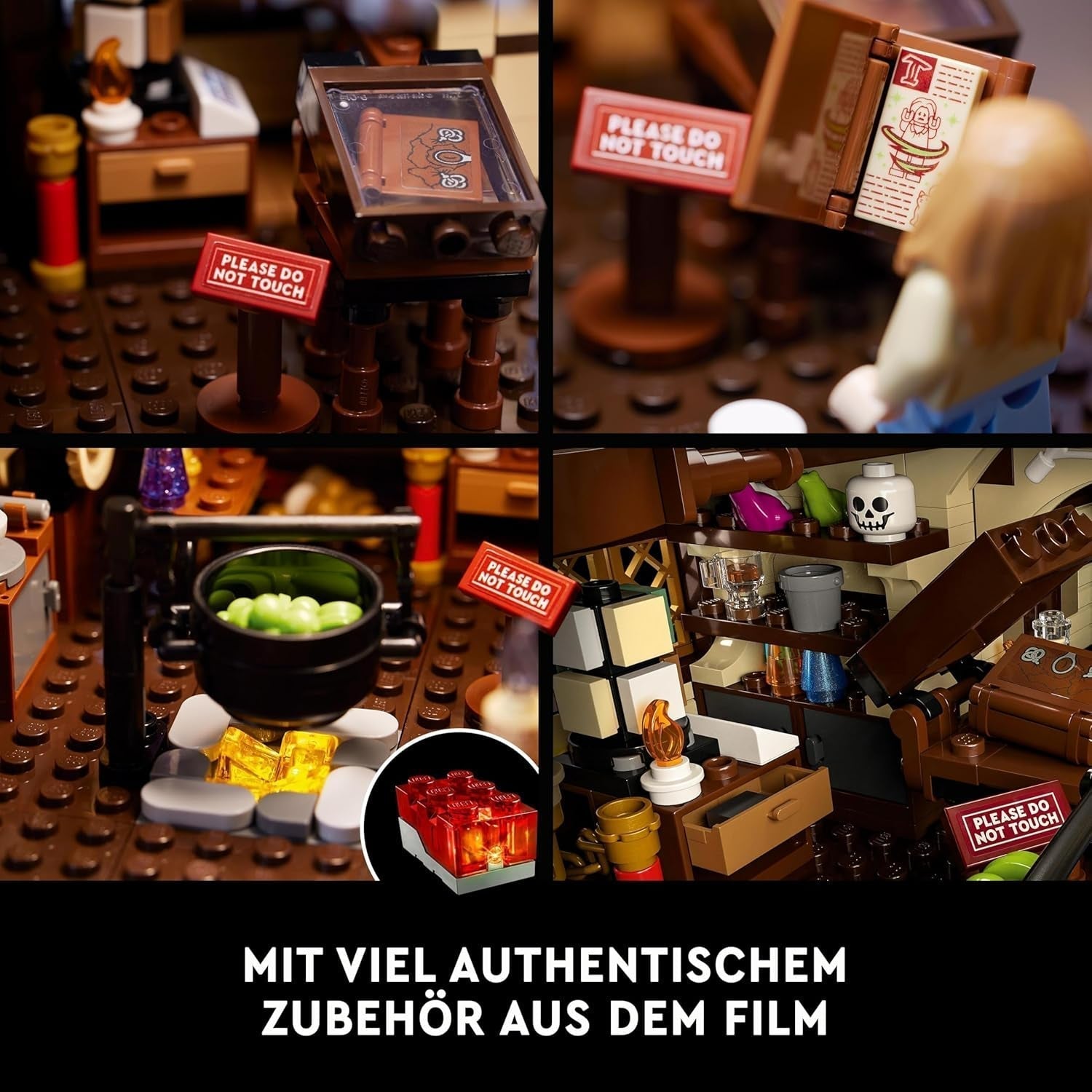 LEGO Ideas Hocus Pocus: Sada Sandersonových sester Čarodějnický dům, sbírka pro dospělé s domečkem, 6 minifigurek a doplňků, žena a muž 21341 Stavebnice Besuche den LEGO-Store