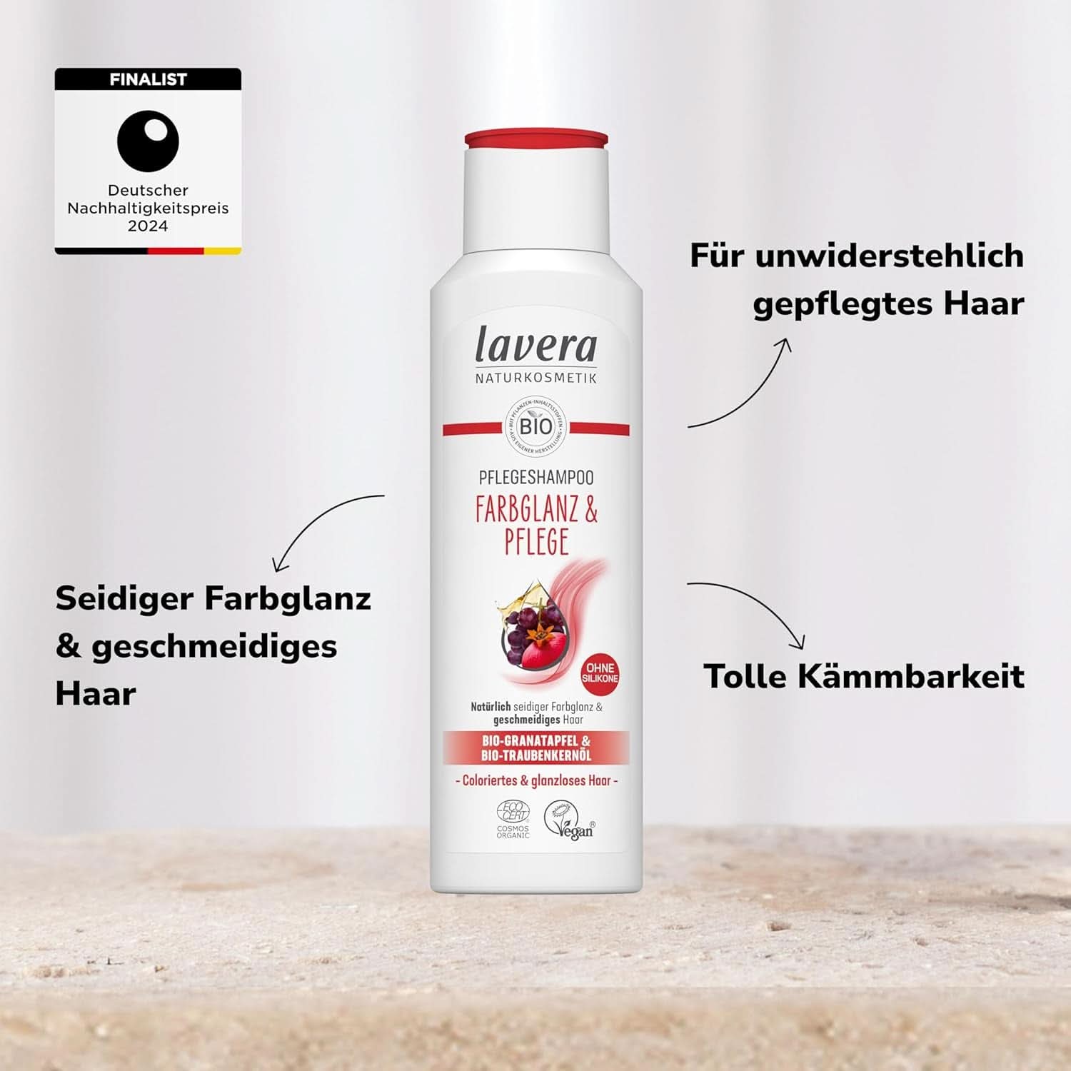Lavera Care Shampoo Color Shine & Care, vegan, 250 ml Sprcha a vana Naty Shop