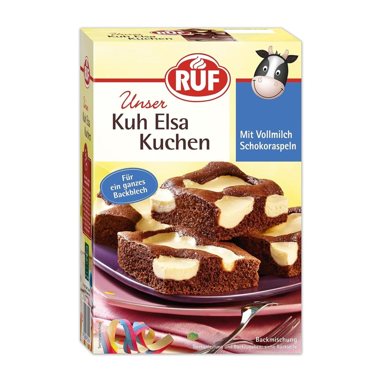 RUF Cake mix, různé barvy Glazes and Decor Naty Shop 775 gramů Elsa cake