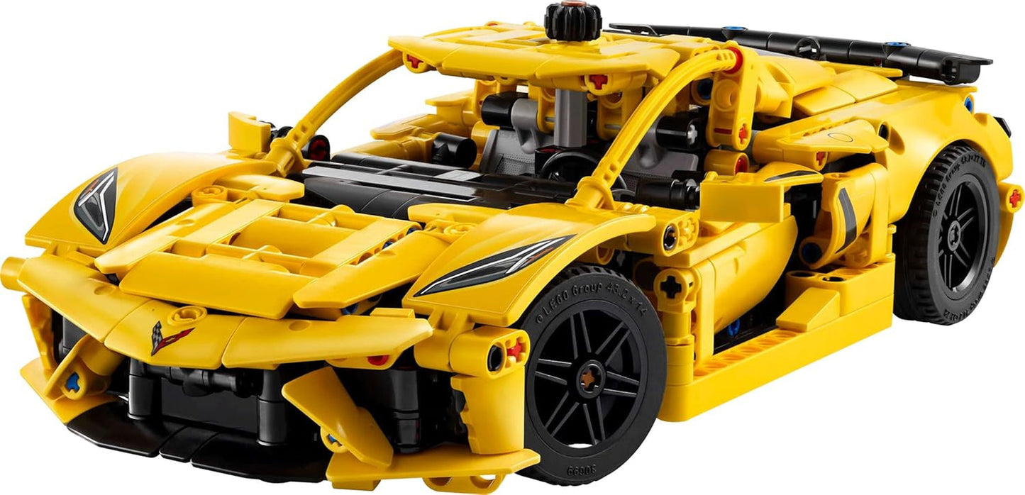 LEGO Technic Chevrolet Corvette Stingray - Sběratelská stavebnice - Sportovní autíčko - Model auta - Dárek pro 9leté chlapce a dívky, kteří milují autíčka 42205 Stavebnice Besuche den LEGO-Store