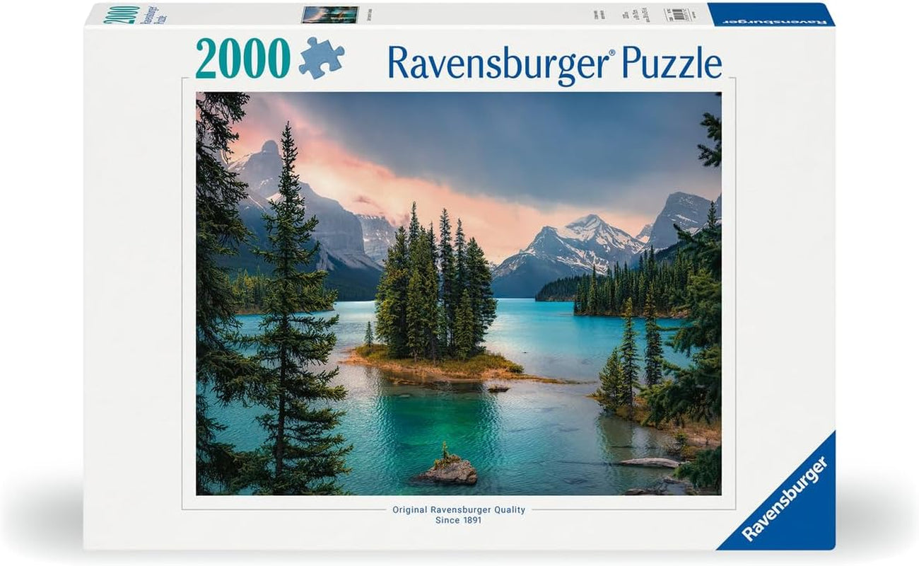 Puzzle Ravensburger 16714 - Spirit Island Canada - 2000 dílkové puzzle pro dospělé a děti od 14 let, puzzle na šířku s motivem Kanady Puzzle Naty Shop