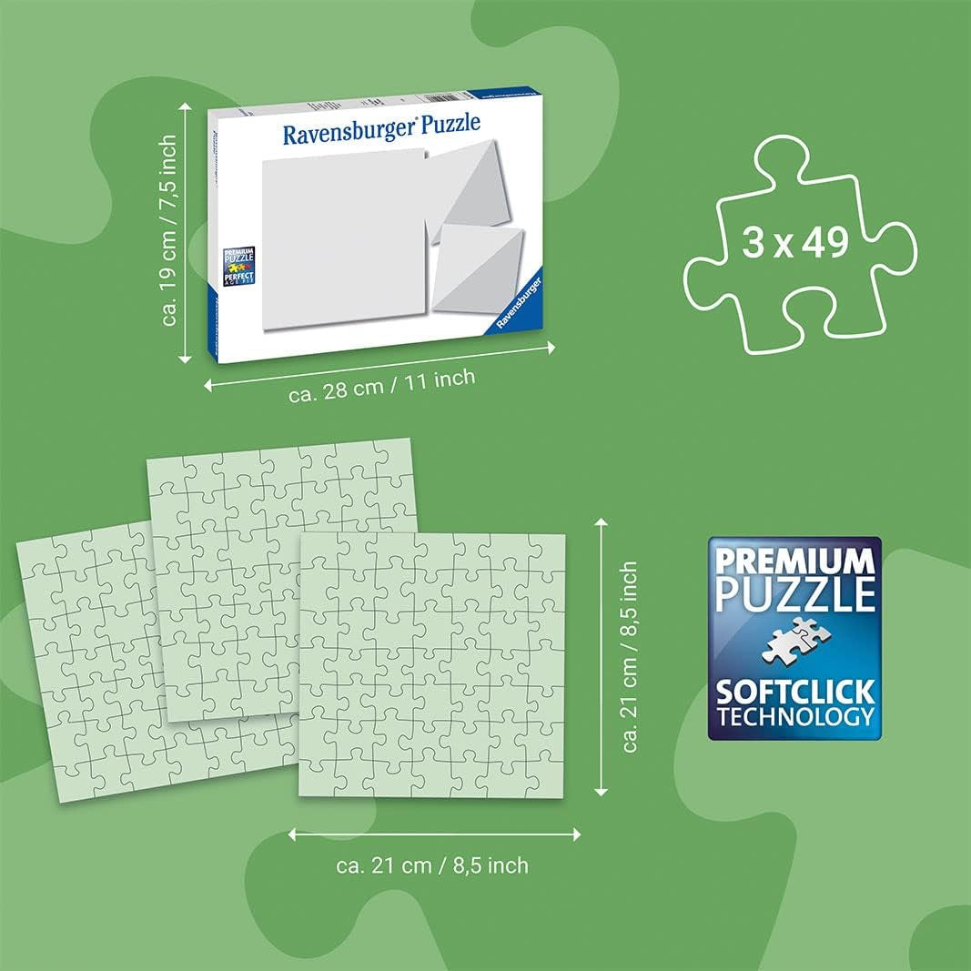 Puzzle Ravensburger pro děti - 12000859 Okouzlující podmořský svět - 3X49 dílků puzzle pro děti od 5 let Puzzle Naty Shop