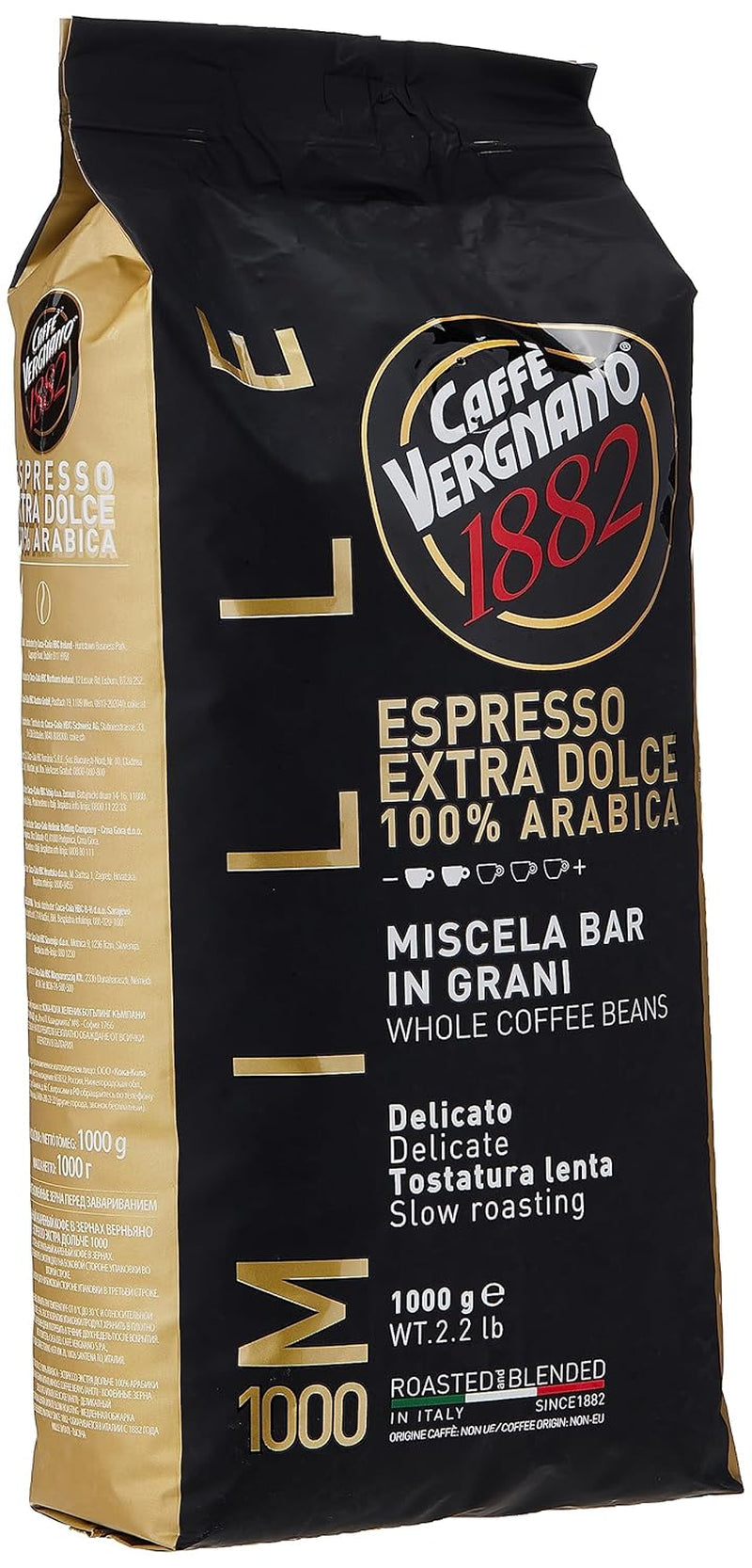 Caffè Vergnano EXTRA SWEET espresso kávová zrna 1000 (1kg)