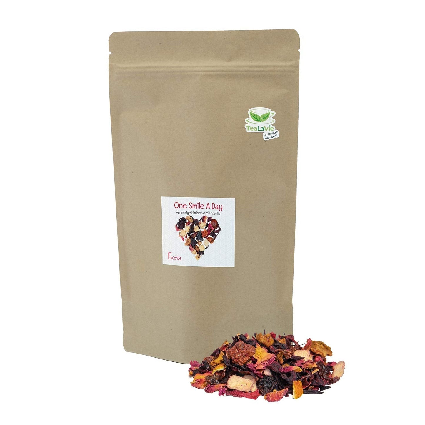 Tealavie - Čaj pro děti bez cukru - Lesní jahody a rebarbora (200 g) Tealavie Fruit - Sypaný ovocný čaj