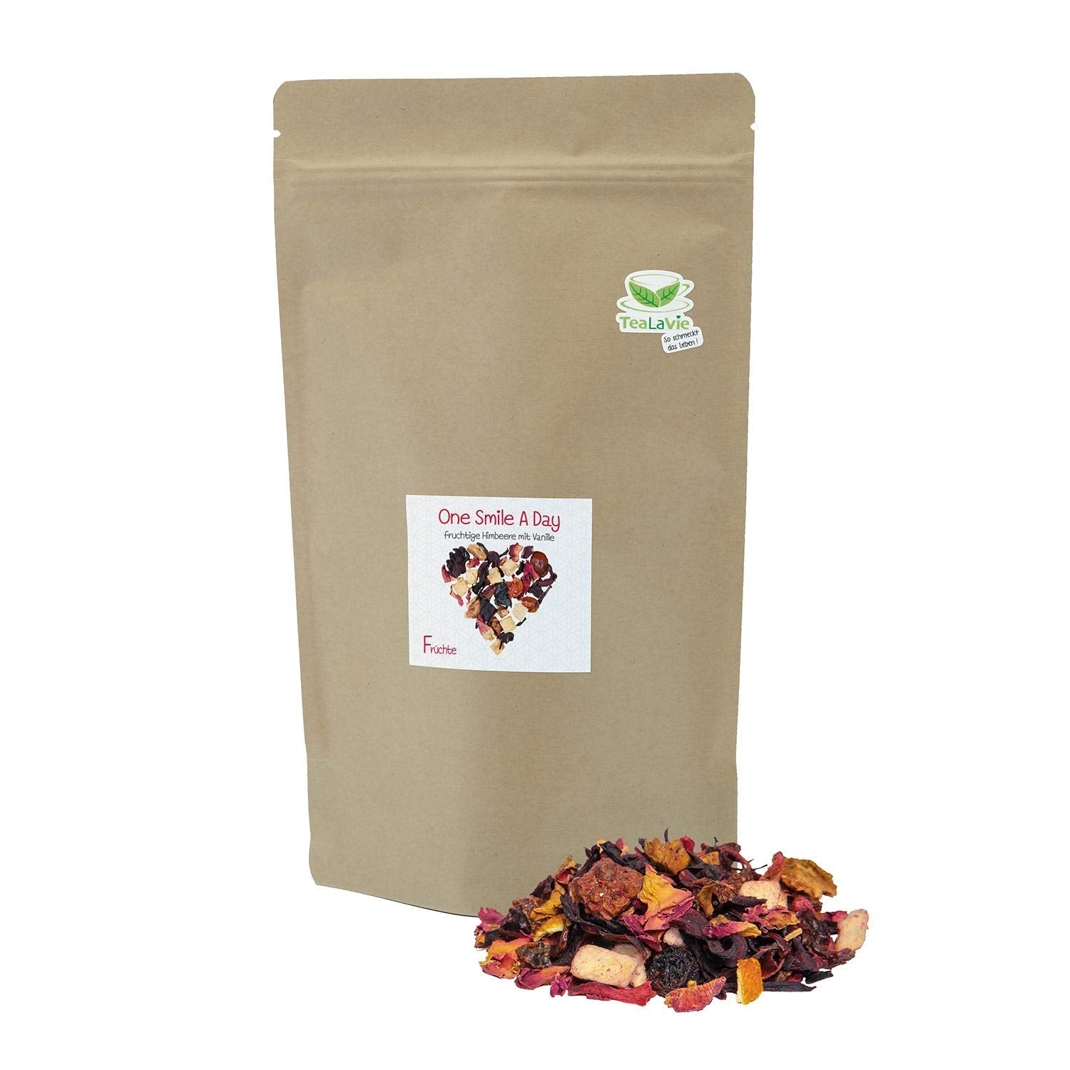 Tealavie - Čaj pro děti bez cukru - Lesní jahody a rebarbora (200 g) Tealavie Fruit - Sypaný ovocný čaj