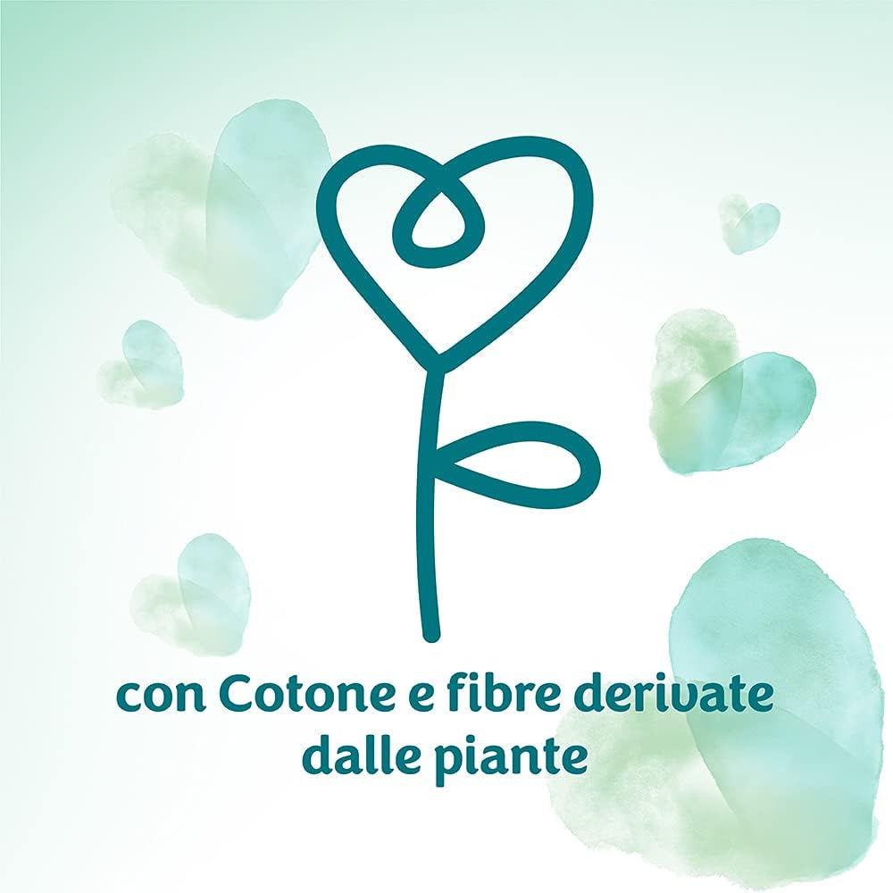 Pampers Acqua Pura Baby ubrousky 468 (3 balení) – 99 % voda, 100 % bavlna, 0 % plast, alkohol a parabeny – ideální čisticí ubrousky pro citlivou pokožku, vlhké, bez přidaných přísad