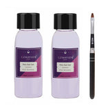 GZMAYUEN Poly Nail Gliding Solution 30 ml * 2 gel na prodlužování nehtů Tekutý gel na prodlužování nehtů – jednoduchý DIY roztok na klouzání se štětcem