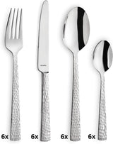 Sada příborů Amefa Felicity, 24 kusů pro 6 osob, nerezová 18/0 Kitchen Naty Shop