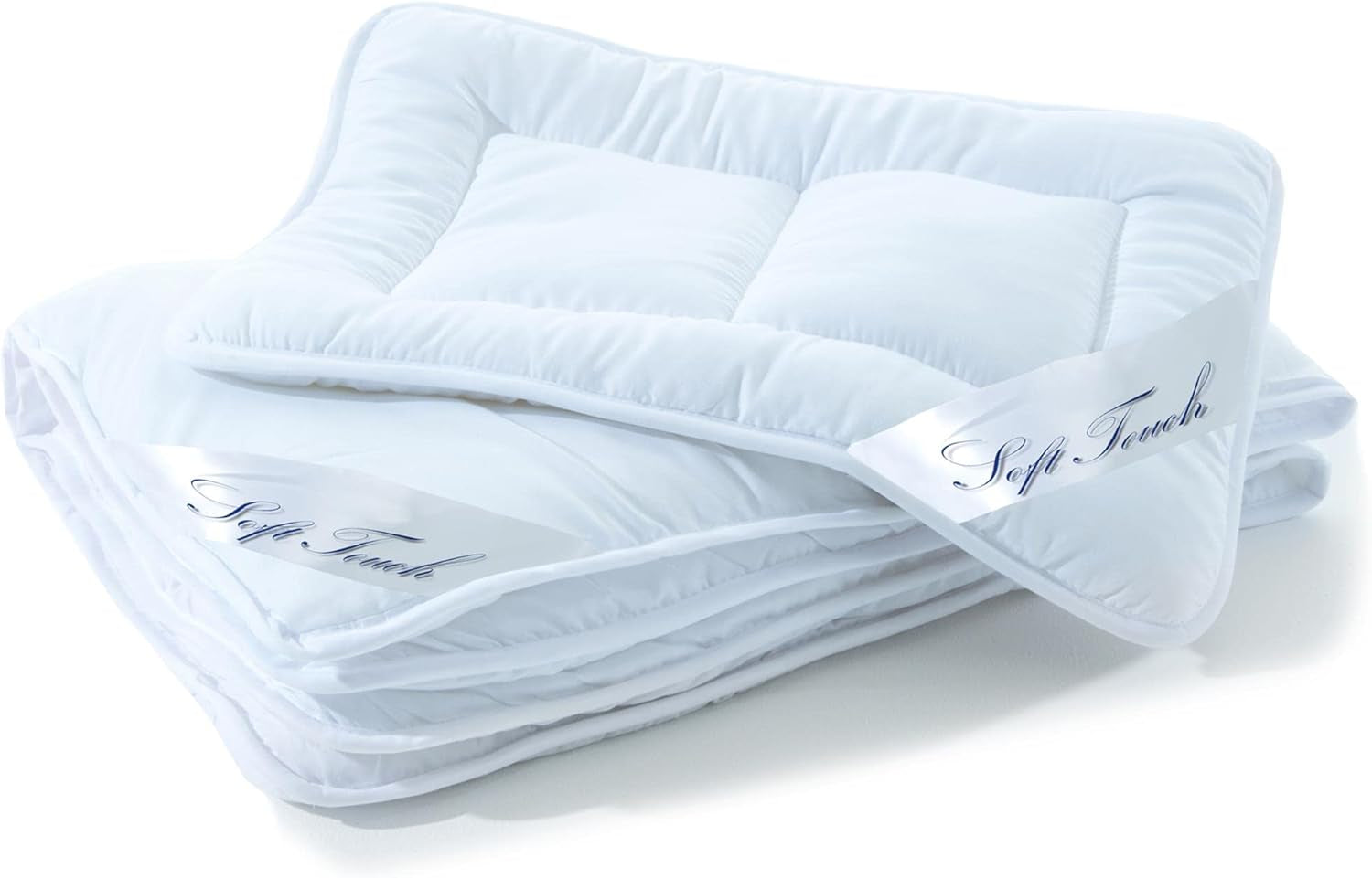 Aqua-Textil Soft Touch Set pro děti Peřina 100 X 135 Cm 250G a 350G s polštářem 40 X 60 Cm 150G Peřina 4 sezóny Klimatizace Oeko-Tex Peřiny a přikrývky Naty Shop
