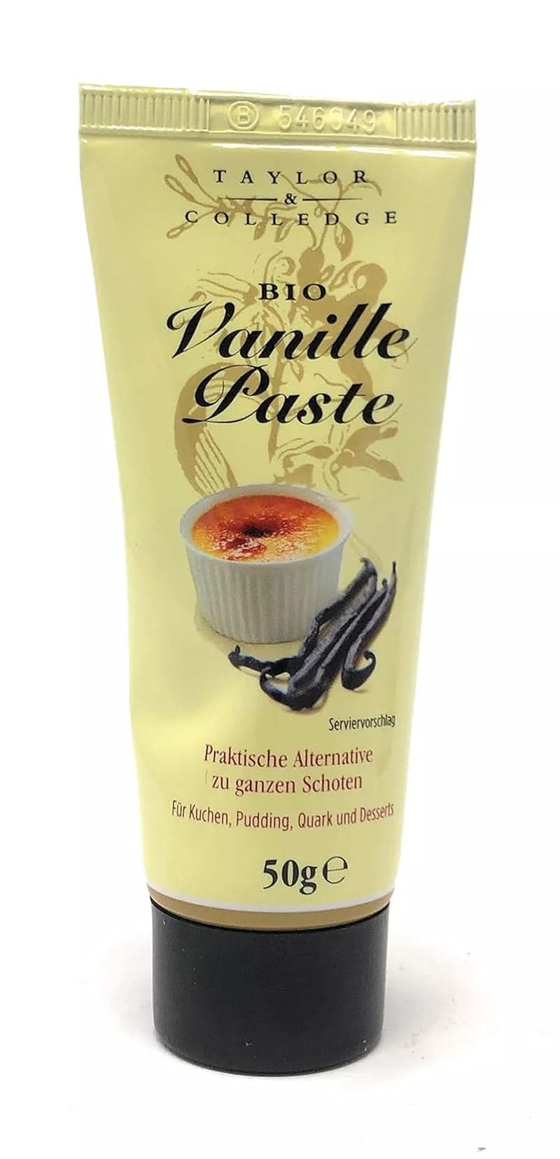 Bio vanilková pasta z tuby, 50 gramů Aromas Naty Shop