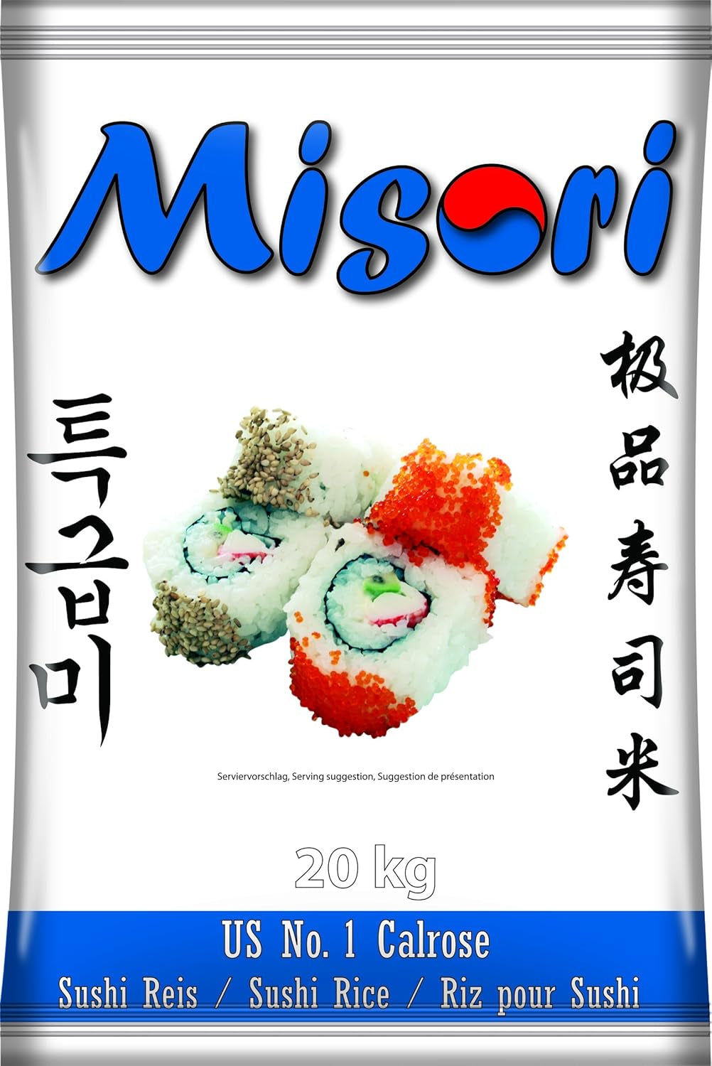 Calrose/Sushi rýže, 1 balení (1 x 20,2 kg)