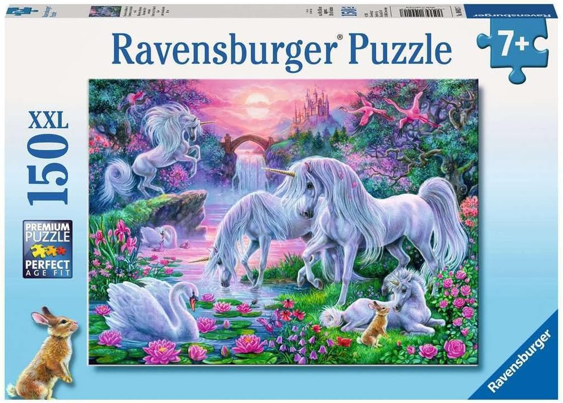 Puzzle Ravensburger pro děti - 10021 Einhörörner Im Abendrot - Fantasy puzzle pro děti od 7 let, se 150 dílky ve formátu XXL Puzzle Naty Shop Výchozí název