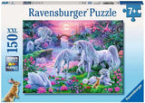 Puzzle Ravensburger pro děti - 10021 Einhörörner Im Abendrot - Fantasy puzzle pro děti od 7 let, se 150 dílky ve formátu XXL Puzzle Naty Shop Výchozí název