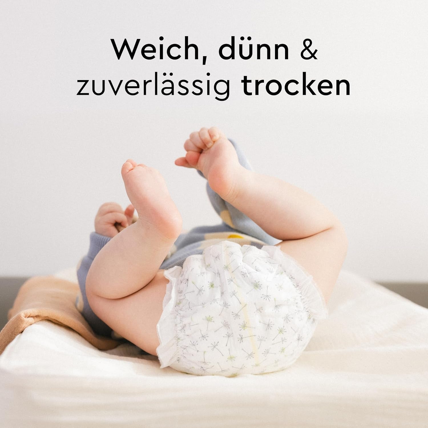Dětské plenky LILLYDOO šetrné k pokožce – velikost 3 (6–10 kg), 29 kusů, spolehlivá ochrana proti vytečení, měkké, bez parfemace a bez mléka pro citlivou pokožku, dermatologicky testováno