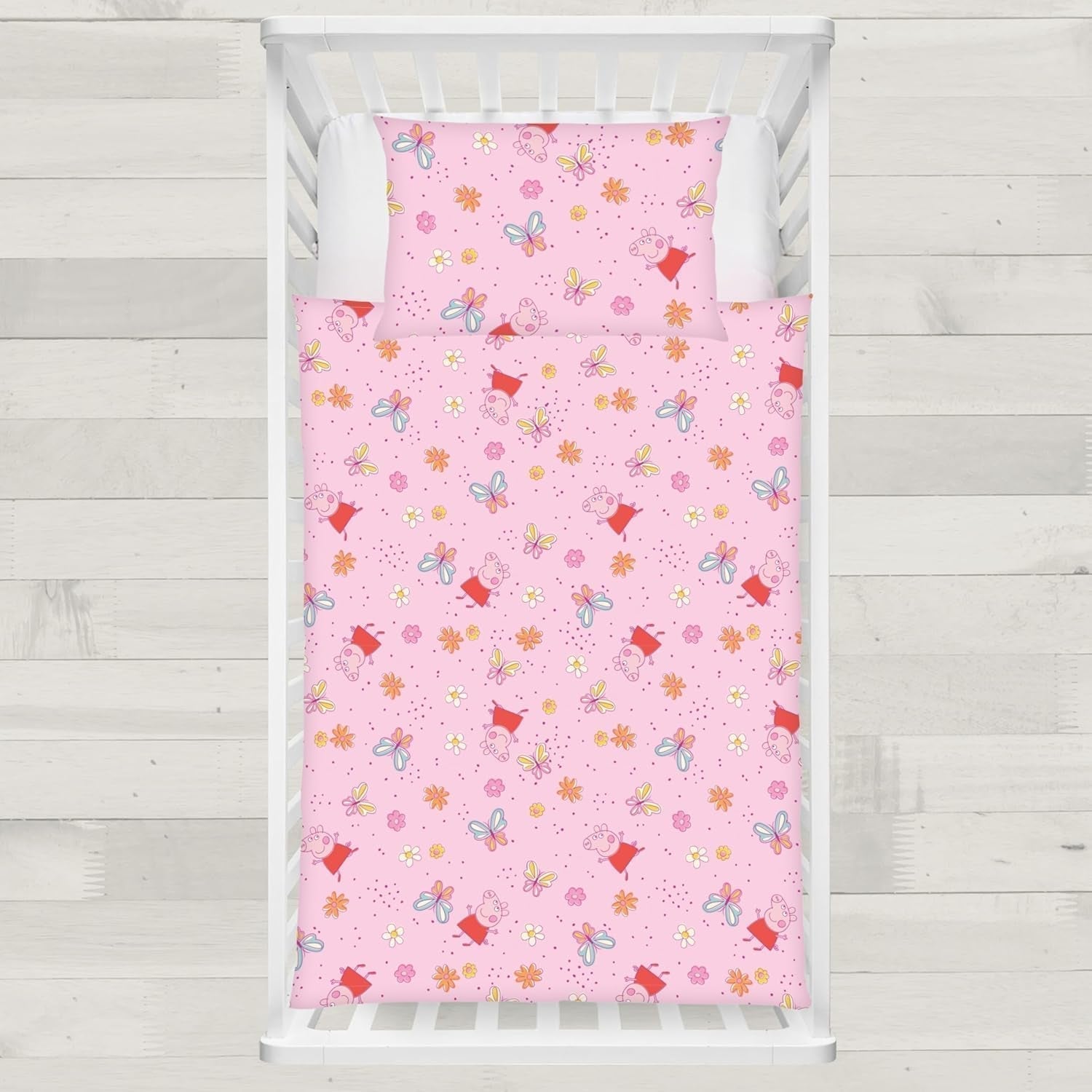 Sada dětského povlečení Peppa Pig, 100 x 135 cm a 40 x 60 cm, bavlna Povlečení - dětské Naty Shop