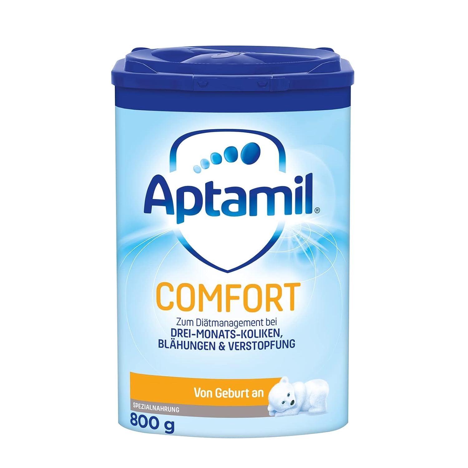 Aptamil Comfort – Speciální krmivo od narození, na koliku, plynatost a zácpu, 800 gramů Naty Shop