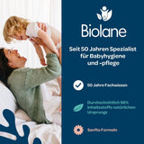 BIOLANE - Vlhčené ubrousky pro miminka, obličej a ruce - Extra jemné čisticí ubrousky pro hygienu - Vlhčené ubrousky pro miminka od narození - Bez alkoholu - 12 x 64 ubrousků (768 ubrousků)
