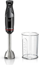 Bosch stojanový mixér Ergomaster Serie 4, 1000 Watt, Edelstahl-Mixstab, Zerkleinerer, Mix-/Messbecher, Schwarz Kitchen Naty Shop Ergomaster Serie 4