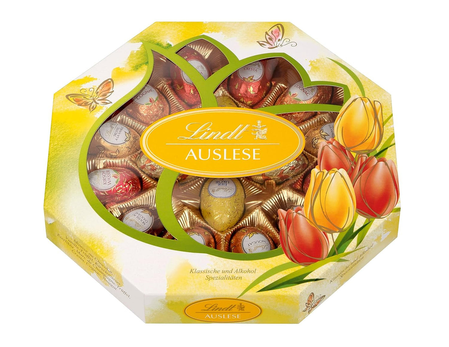 Čokoládová výběrová vajíčka | 288 g | 2 x chocholatá vejce a čokoládové lanýže | 3 x 90 g | Nejlepší lanýže Marc de Champagne v bílé čokoládě | Velikonoční čokoláda | Dárek z čokolády