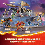 LEGO NINJAGO Egalt Dragon Master, Ninja Set s dračí hračkou a 5 figurkami včetně Lloyda a NYA, Dragon Master, dárek pro chlapce a dívky od 8 let 71809 Stavebnice Beuche den LEGO-Store