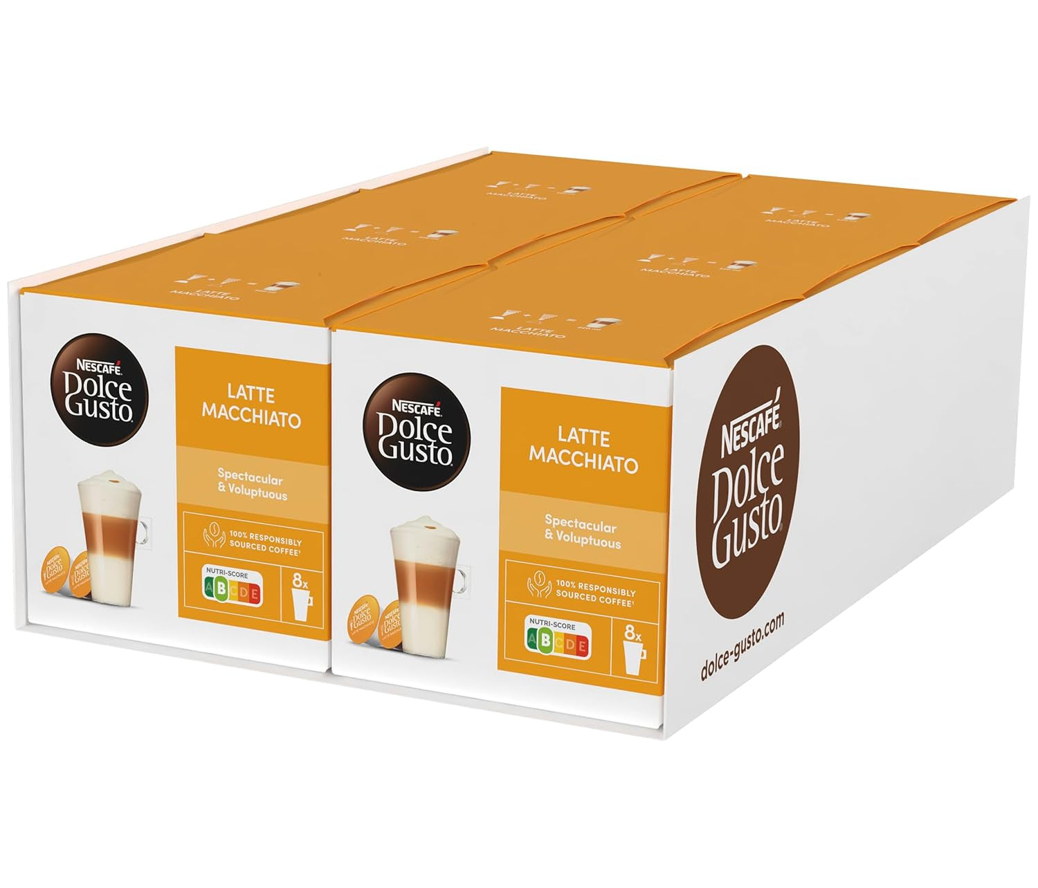 NESCAFÉ DOLCE GUSTO Latte Macchiato Kaffeekapseln 6er Pack (6 x 16 kapslí)