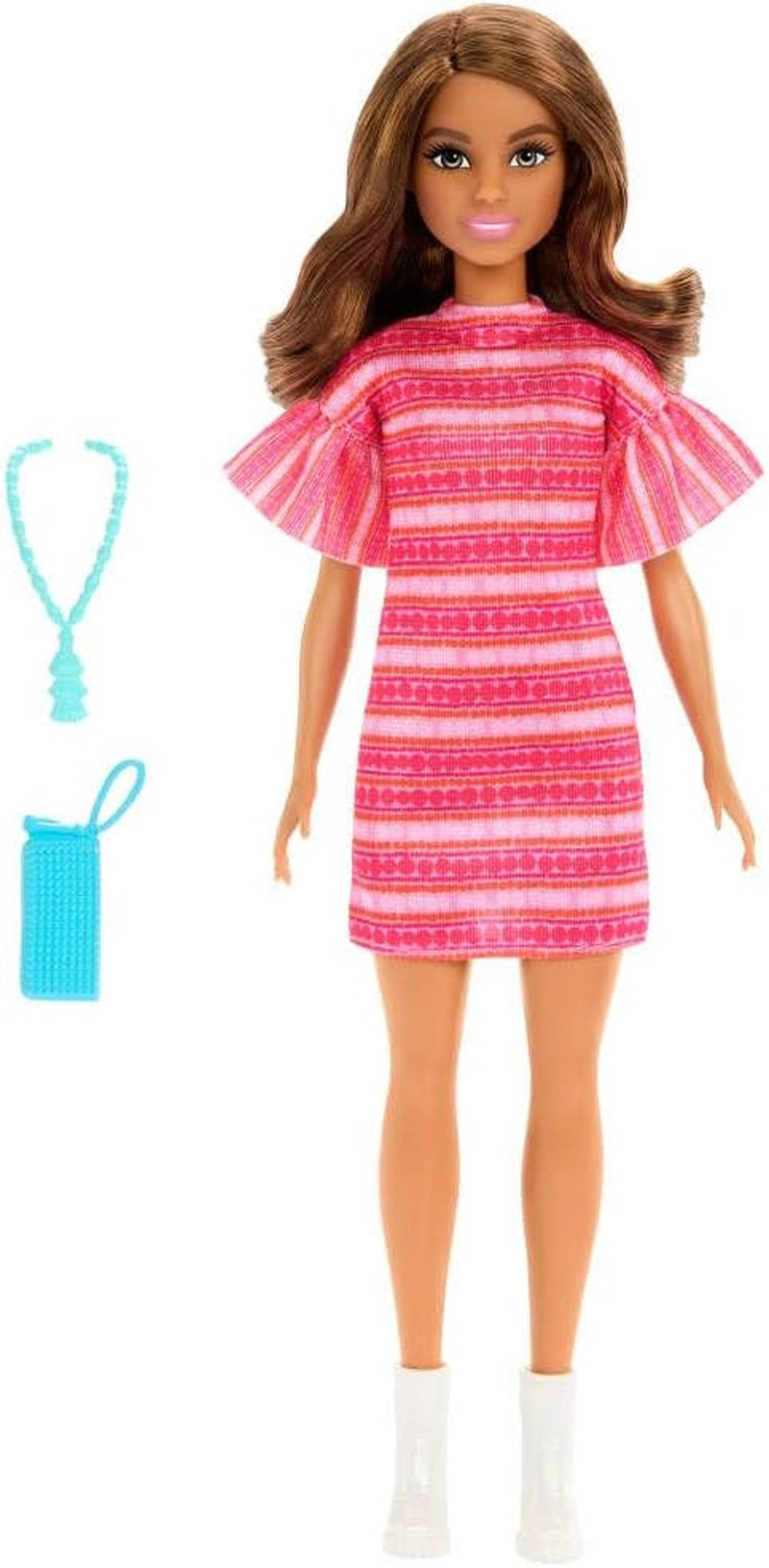 Barbie a Teresa Rezept für Freundschaft Teresa-Modepuppe s neomezeným oblečením a příslušenstvím, včetně náhrdelníku, JCT02